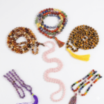 Natural Crystal Stone Mala (108 Beads, 8mm) - Image 2