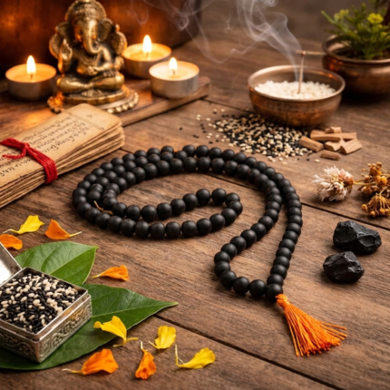 Karungali Wood Mala 108 Beads (8mm)