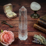 Natural Clear Quartz Crystal Pencil / Obelisk